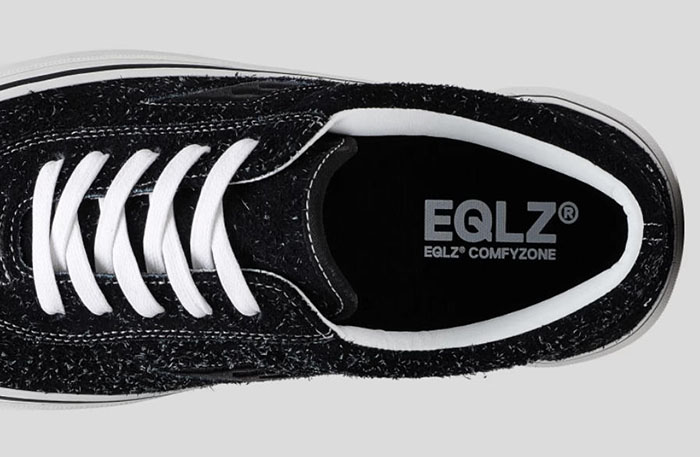 草牌新鞋2025秋季EQLZ 404 ELITE S「霜羽黑」硫化板鞋上市图片5