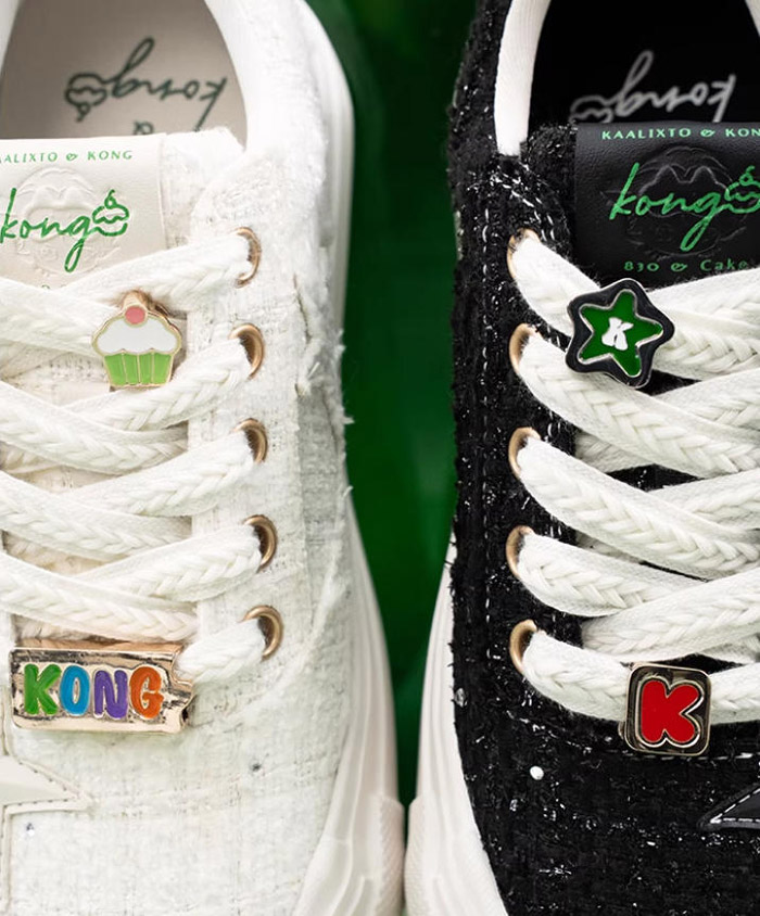 甜酷风天花板来袭！Kaalixto × KONG控 2025秋季联名帆布鞋重磅上市图片5