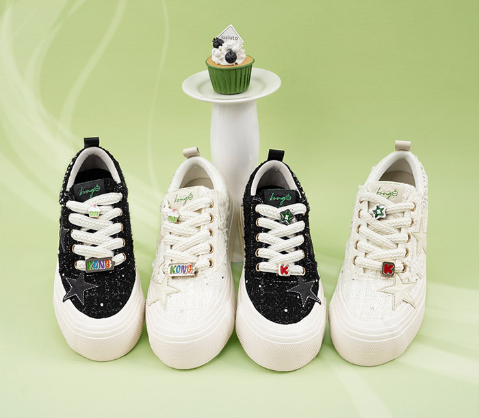 甜酷风天花板来袭！Kaalixto × KONG控 2025秋季联名帆布鞋重磅上市图片