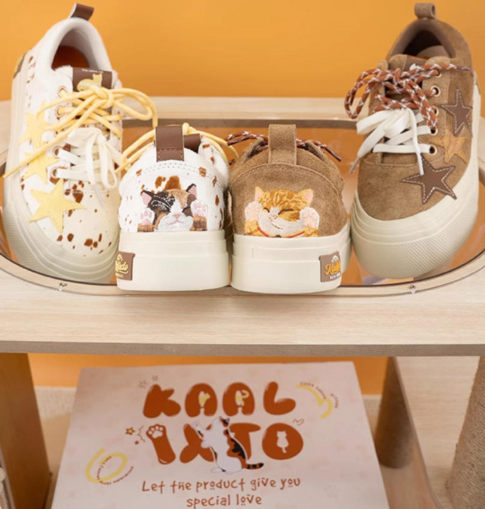 Kaalixto 2025秋季全新动物系列猫猫款星星帆布鞋正式登陆图片2 Kaalixto 2025秋季全新动物系列猫猫款星星帆布鞋正式登陆图片2