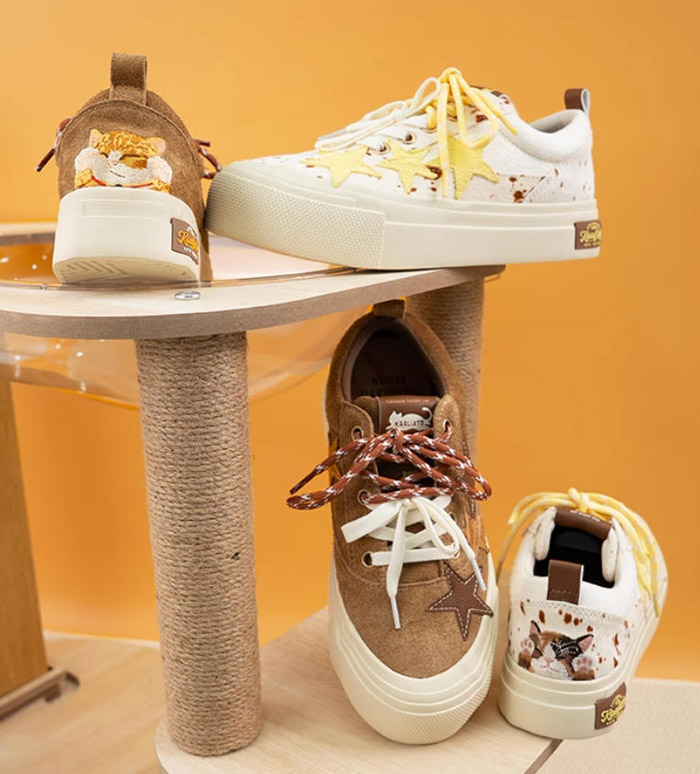 Kaalixto 2025秋季全新动物系列猫猫款星星帆布鞋正式登陆图片4 Kaalixto 2025秋季全新动物系列猫猫款星星帆布鞋正式登陆图片4