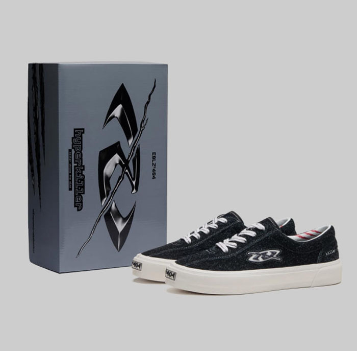 新品EQLZ x HYPERKILLER联名404错版硫化板鞋登场图片7
