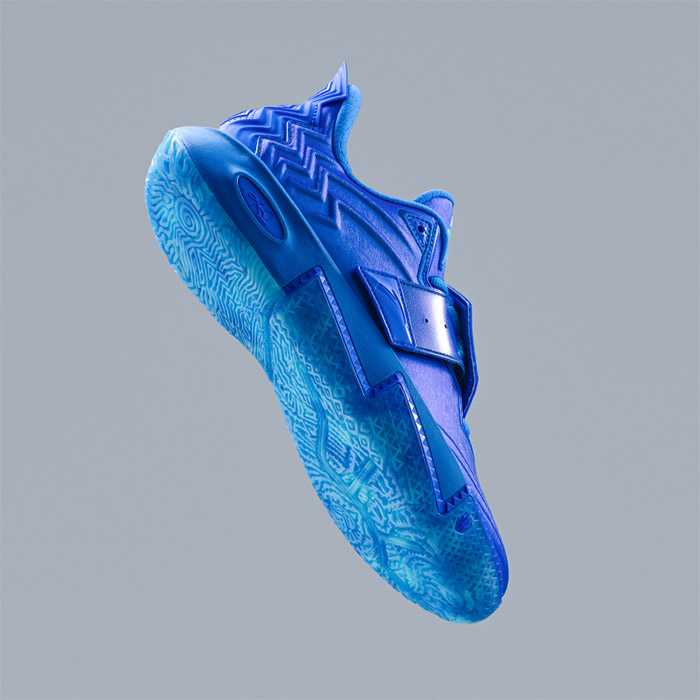 2025全新安踏欧文二代「单挑王」纯蓝篮球鞋上市图片1