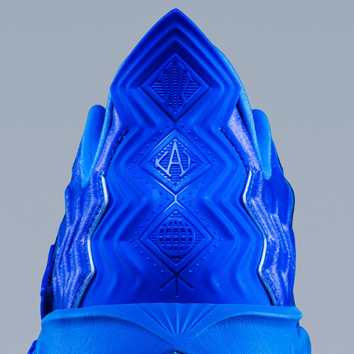 2025全新安踏欧文二代「单挑王」纯蓝篮球鞋上市图片3