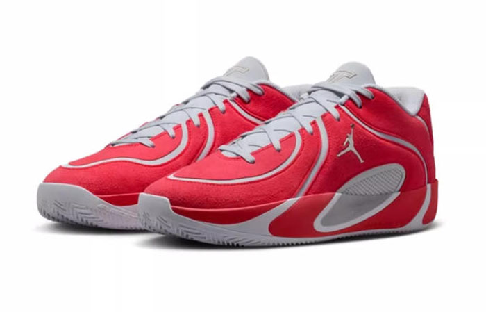 Jordan 2025冬季新款「迷人红配色」TATUM 4 PREMIUM PF塔图姆篮球鞋上市图片7