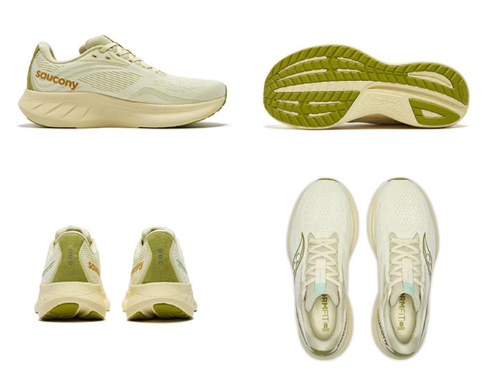 索康尼2025秋季全新黄绿配色驭途18跑鞋登场图片13