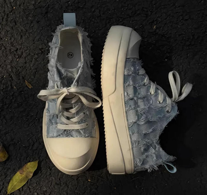 小众潮牌发力！NewRockstarChoppa 2025秋季厚底破碎帆布鞋登场图片5