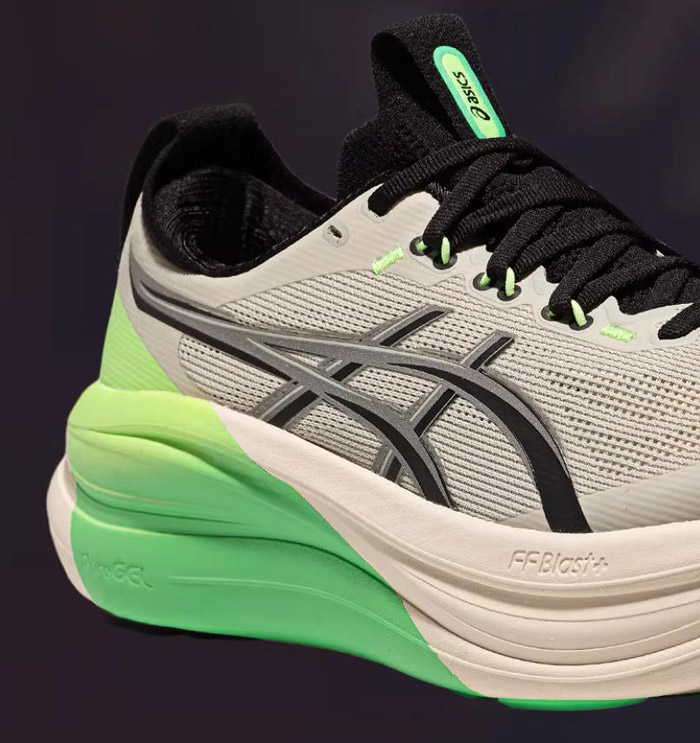 极光上脚！亚瑟士2026新款GEL-NIMBUS 28反光夜跑鞋发售图片2