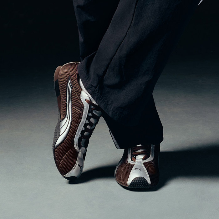 PUMA全新巧克力棕配色H-STREET  T头鞋焕新亮相 张凌赫解锁赛道与街头的美学新解图片1