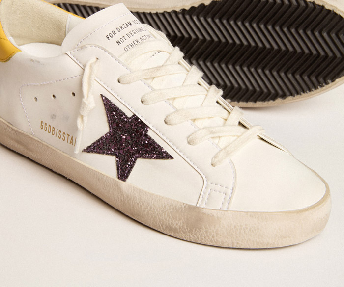 Golden Goose 2025秋季酒红色亮片Super-Star女士脏脏鞋惊艳登场图片3