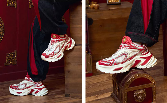 OGR × 北高峰联名马年限定款招财红水狼蛛2.0老爹鞋登陆图片1