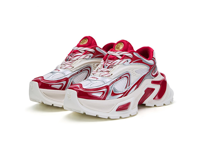 OGR × 北高峰联名马年限定款招财红水狼蛛2.0老爹鞋登陆图片5