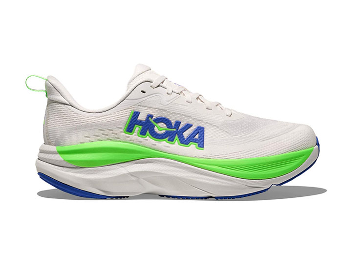 2026全新「星际灰+荧光绿」配色HOKA SKYFLOW跑鞋曝光图片1