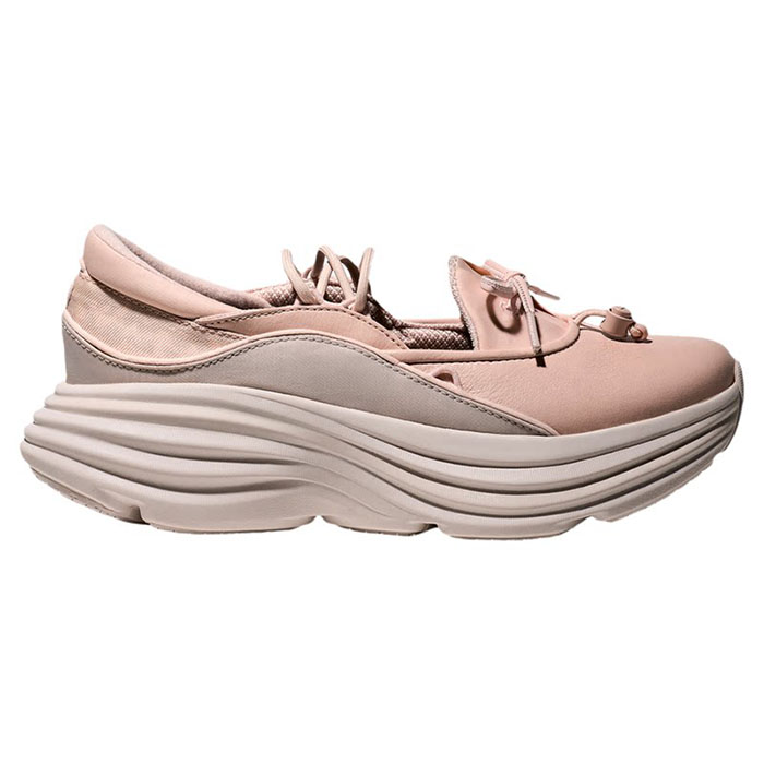 HOKA推出2026全新「榉木白/石灰白」BONDI MARY JANE玛丽珍鞋图片6