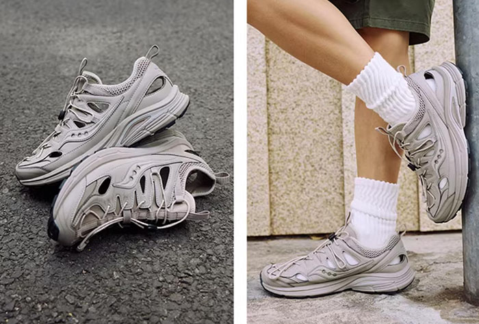 镂空透气+动态贴合：索康尼新款KINVARA 4 ISO溯溪鞋拿捏2026春夏潮流图片1