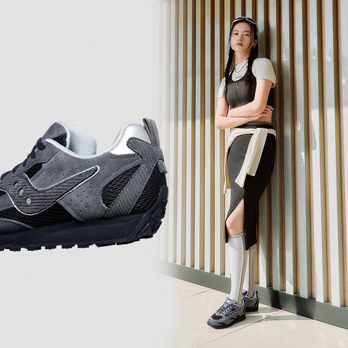 索康尼2026新款灰黑配色TRAINER 80X运动鞋即将登陆图片1