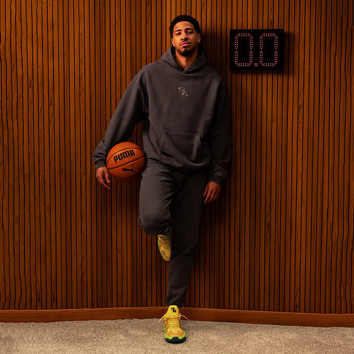 彪马HALI 1哈利伯顿一代签名篮球鞋全新芥菜黄配色正式发售图片