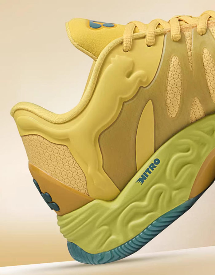 彪马HALI 1哈利伯顿一代签名篮球鞋全新芥菜黄配色正式发售图片8