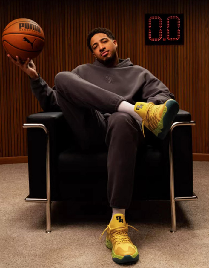 彪马HALI 1哈利伯顿一代签名篮球鞋全新芥菜黄配色正式发售图片2