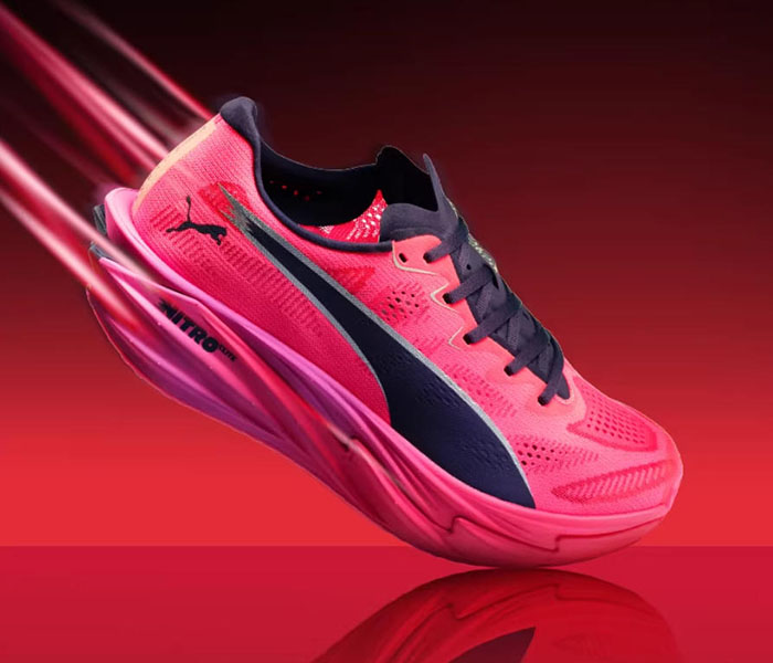 彪马携手HYROX打造2026定制版粉色彪破精英4氮气跑鞋图片7