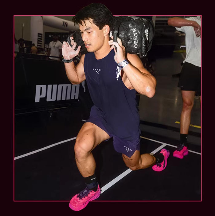 彪马携手HYROX打造2026定制版粉色彪破精英4氮气跑鞋图片3