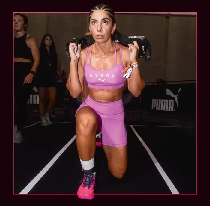 彪马携手HYROX打造2026定制版粉色彪破精英4氮气跑鞋图片4