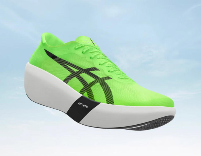 亚瑟士新款荧光绿METASPEED RAY碳板跑鞋登场图片5