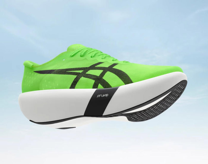 亚瑟士新款荧光绿METASPEED RAY碳板跑鞋登场图片4