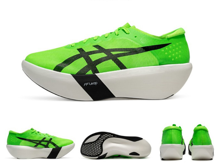 亚瑟士新款荧光绿METASPEED RAY碳板跑鞋登场图片9