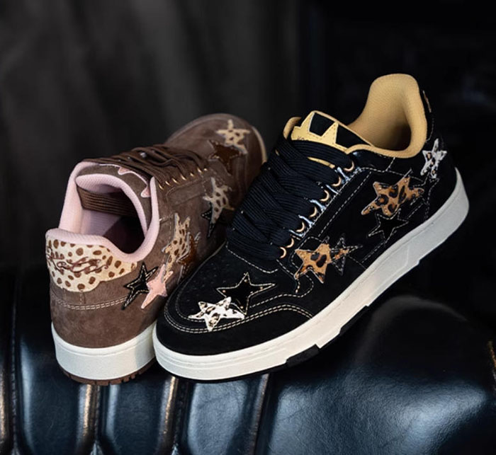 国潮Kaalixto 2025秋季新款克罗心豹纹星星鞋发售图片2 国潮Kaalixto 2025秋季新款克罗心豹纹星星鞋发售图片2