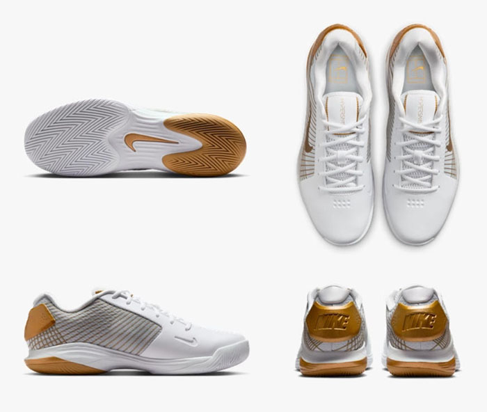 白金质感引爆潮流！耐克2025新款VAPOR 12网球鞋震撼发售图片6