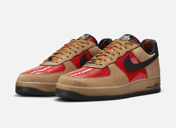 潮范来袭！Nike Air Force 1全新红棕配色重磅发售图片
