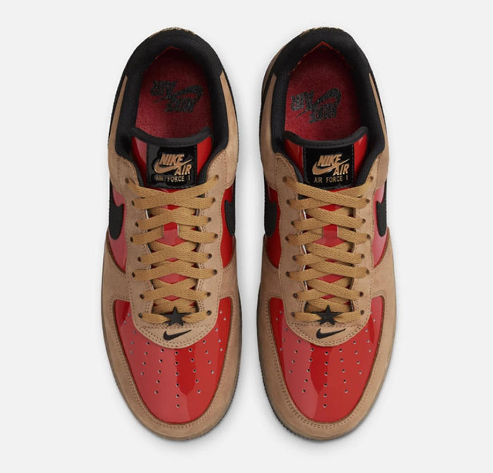 潮范来袭！Nike Air Force 1全新红棕配色重磅发售图片1