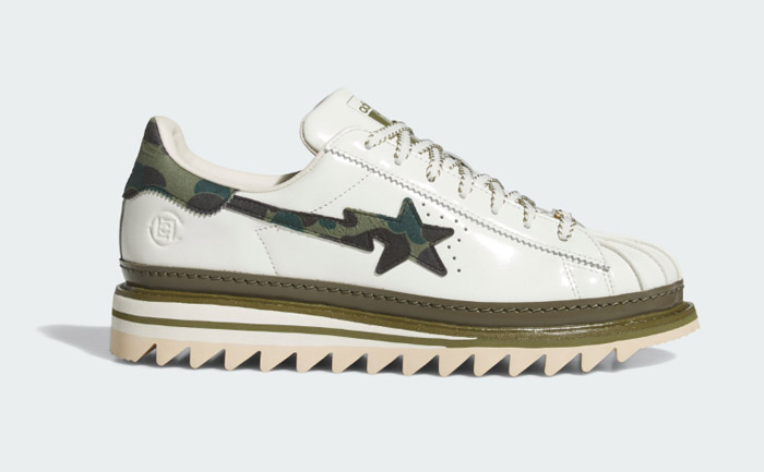 adidas Originals × BAPE® × CLOT联名Superstar贝壳头发售预告图片6