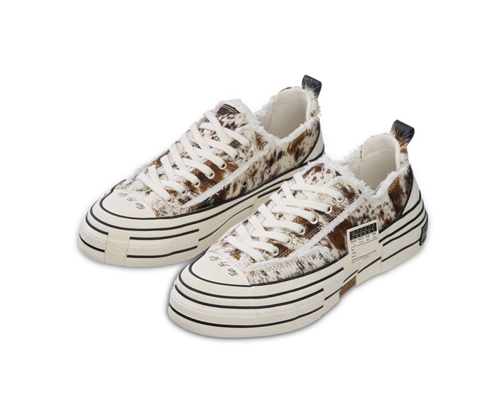 潮人必冲！xVESSEL 2026新品奶牛纹帆布鞋限时开抢图片3