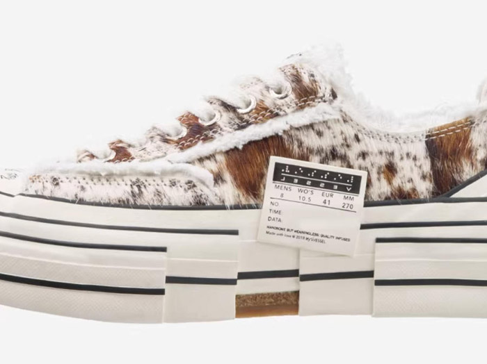 潮人必冲！xVESSEL 2026新品奶牛纹帆布鞋限时开抢图片9