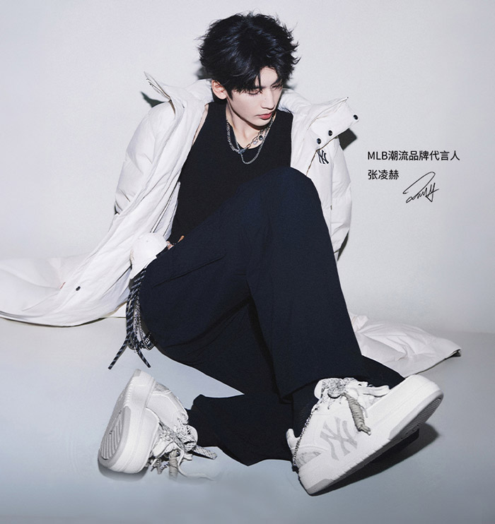 MLB 2025秋冬张凌赫同款老花增高学长鞋重磅登场图片