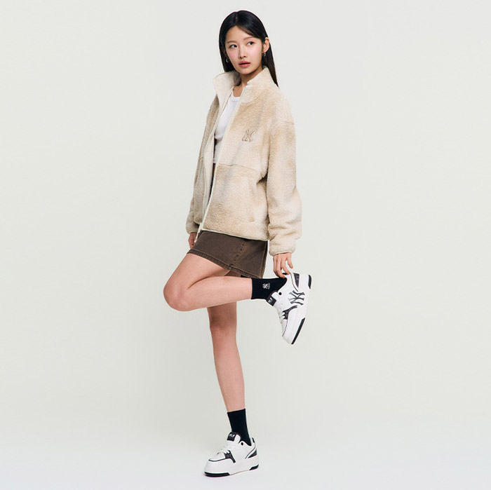 MLB 2025秋冬张凌赫同款老花增高学长鞋重磅登场图片3