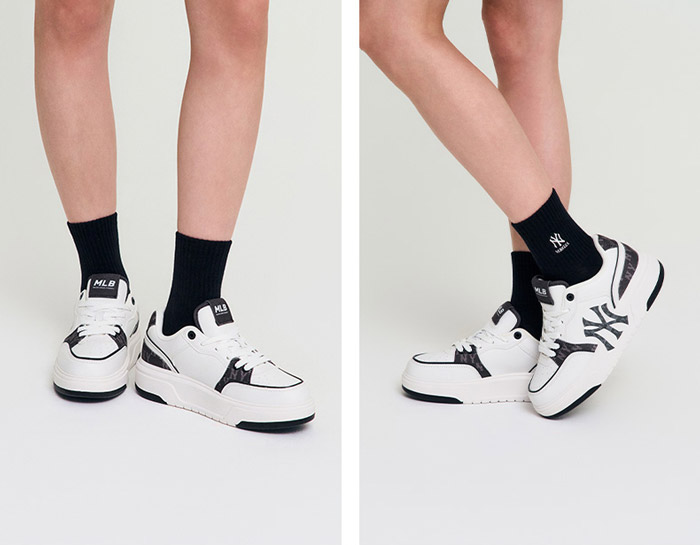 MLB 2025秋冬张凌赫同款老花增高学长鞋重磅登场图片5