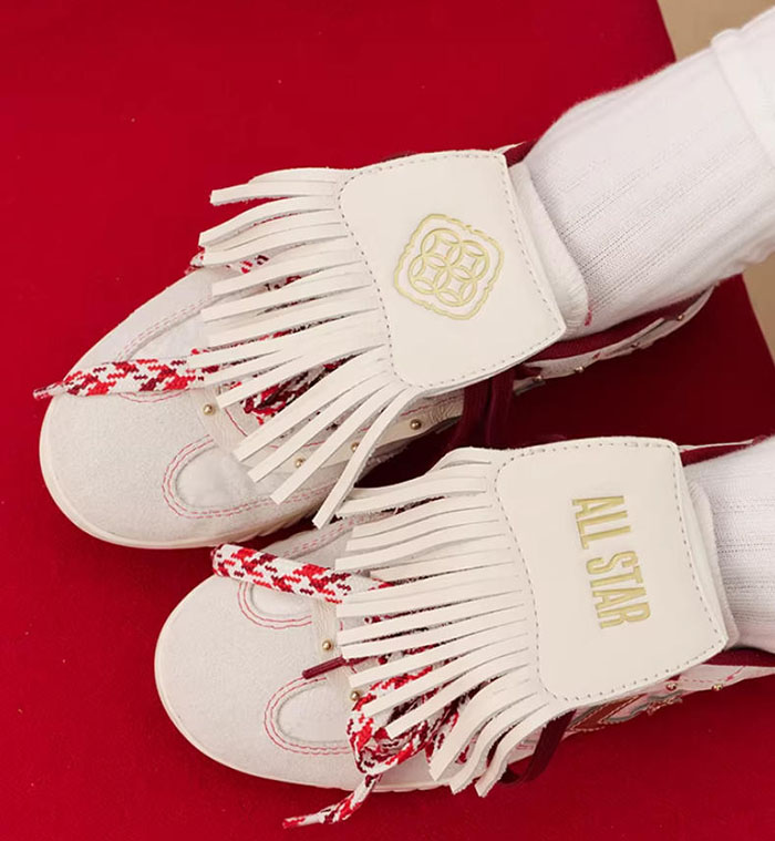 匡威2026马年起飞系列流苏复古运动鞋登场图片4